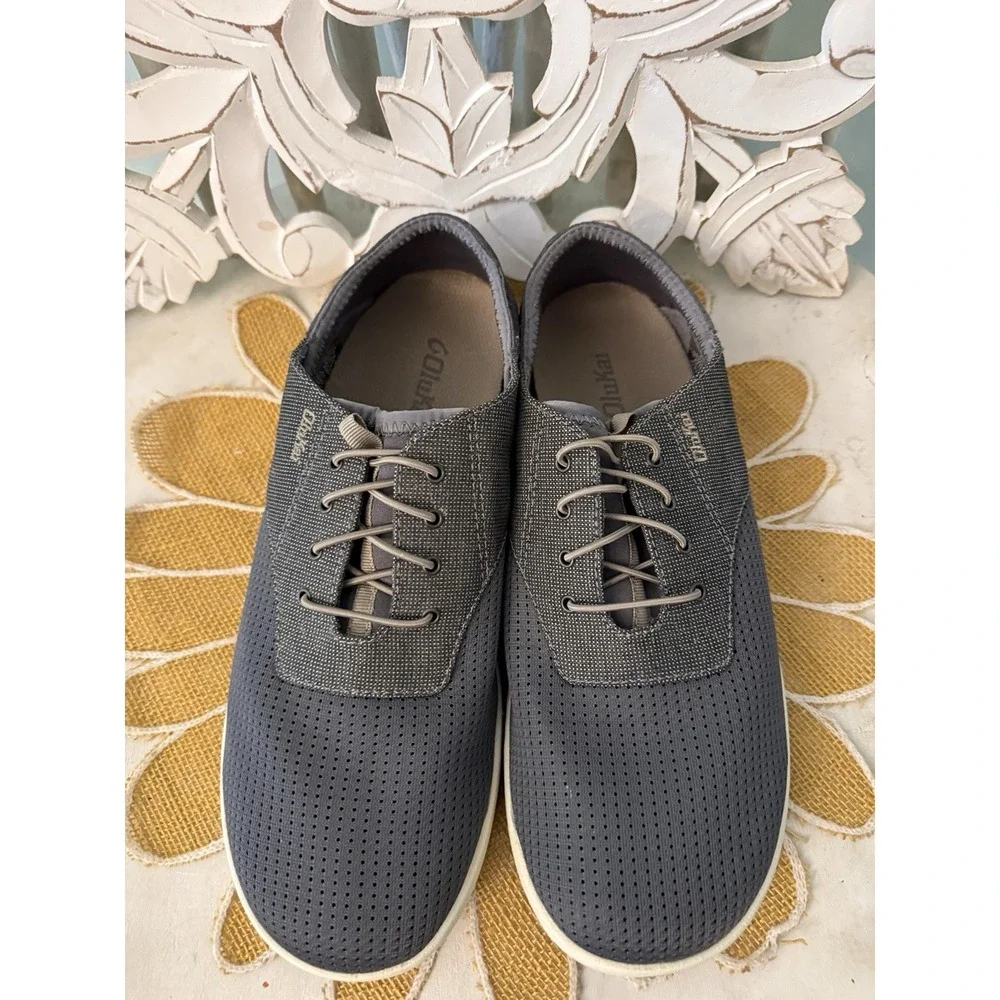 OLUKAI Nohea Moku Charcoal/Clay Casual Shoes Mens Size US 10.5 (new price $120)